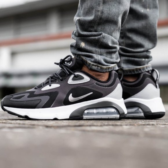 Nike Other - NIKE AIR MAX 200 WINTER Metallic Silver Blk Run